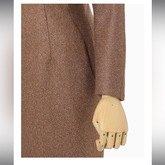 [Open to trade]Mame Kurogouchi top designer MM22FW Melange Flannel Dress - Picture 11 of 17